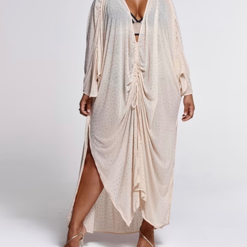 Sandrita Rhinestone Mesh Cover-Up - SRV X FTF
